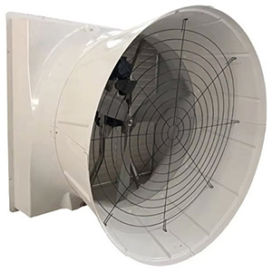 how to clean the aluminum impeller of a livestock fan