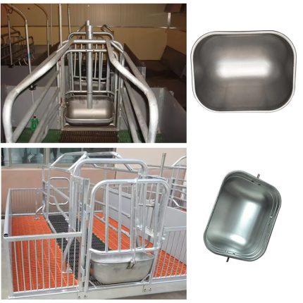 sow feeder trough with stainless steel