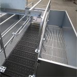 triangular steel dung leakage plate